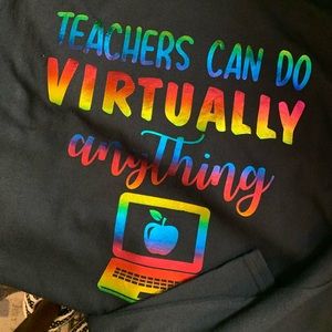 Teacher virtual teaching shirts